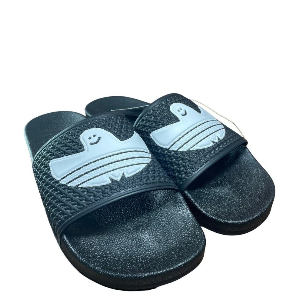 Adidas x Mark Gonzales Shmoofoil Slide Black FY6849 Men Size 8 - Picture 4 of 9